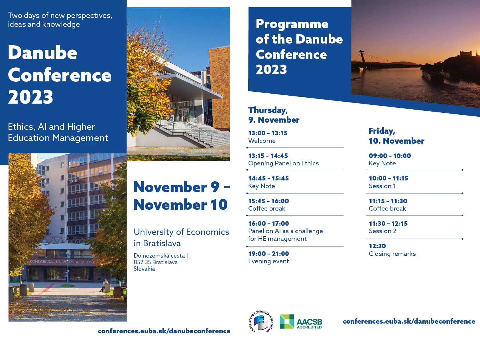 Programme of the Danube Conference 2023